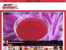 Tablet Screenshot of icecektarifleri.com